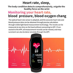 M6 Fitness Smartwatch – All-in-One Health Tracker