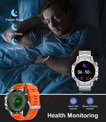 LIGE 1.39" Bluetooth Call Smartwatch