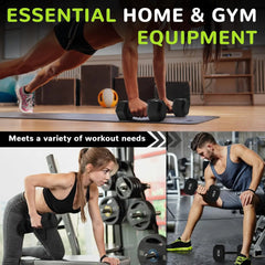 Rubber Hex Dumbbell with Anti-Slip Handle