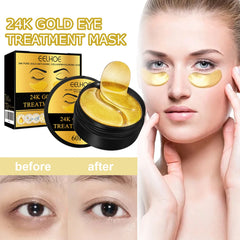 60-Piece 24K Gold Eye Mask – Anti-Dark Circle & Firming Patches