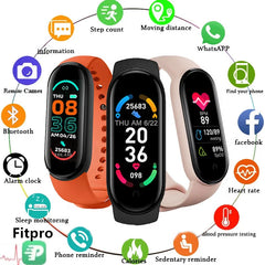 M6 Fitness Smartwatch – All-in-One Health Tracker