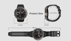 2025 Military Bluetooth Smartwatch