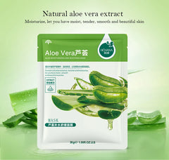 30-Piece Natural Plant Sheet Mask Set – Hydrating & Nourishing
