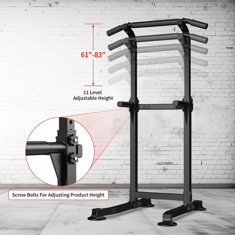 Adjustable Pull-Up & Dip Power Tower