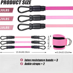 Ankle Resistance Bands Set – Full-Body Training