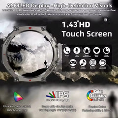2025 Military Bluetooth Smartwatch