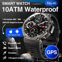 2025 Military Bluetooth Smartwatch