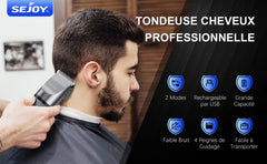 Sejoy Electric Hair Clippers – Professional Grooming Kit for Men & Kids