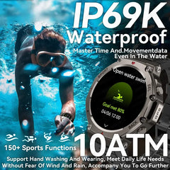 2025 Military Bluetooth Smartwatch