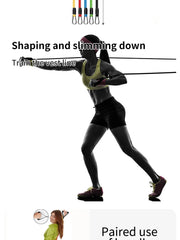 11-Piece TPE Resistance Band Set – Full-Body Workout Kit