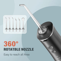 Sejoy Rechargeable Water Flosser – 4-Mode Oral Irrigator with 4 Nozzles