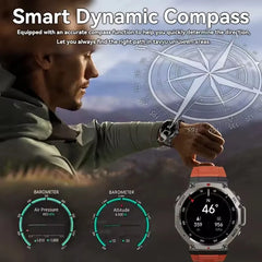 2025 Military Bluetooth Smartwatch