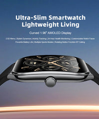 Ultra Thin AMOLED Smartwatch 1.96"