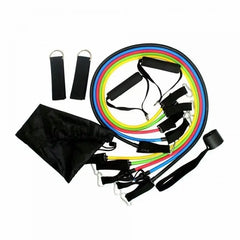 11-Piece TPE Resistance Band Set – Full-Body Workout Kit