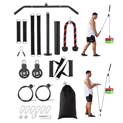 Home Gym Pulley Cable System
