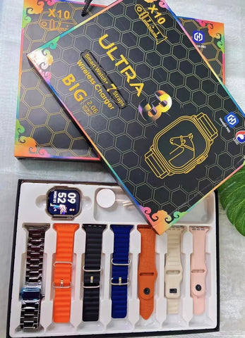 X10 Ultra 3 Smartwatch 7+1 Sport