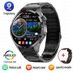 GT5 PRO GPS Smartwatch – AMOLED Fitness Tracker