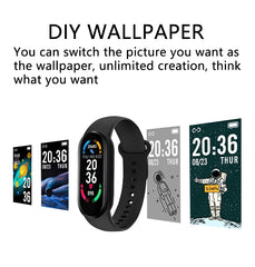 M6 Fitness Smartwatch – All-in-One Health Tracker