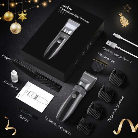Sejoy Electric Hair Clippers – Professional Grooming Kit for Men & Kids