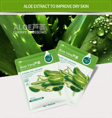 30-Piece Natural Plant Sheet Mask Set – Hydrating & Nourishing