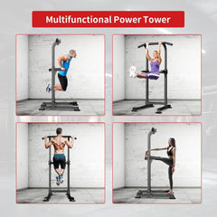 Adjustable Pull-Up & Dip Power Tower
