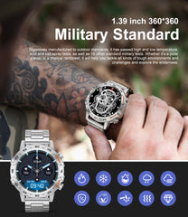 LIGE 1.39" Bluetooth Call Smartwatch