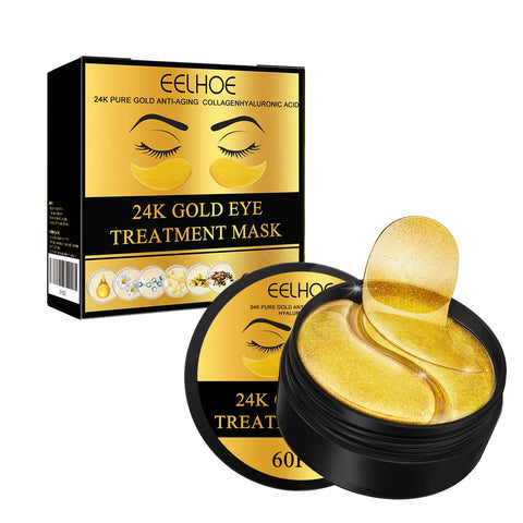 60-Piece 24K Gold Eye Mask – Anti-Dark Circle & Firming Patches