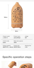 Ultrasonic Essential Oil Diffuser 100ml