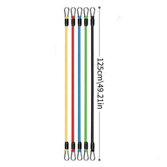 11-Piece TPE Resistance Band Set – Full-Body Workout Kit